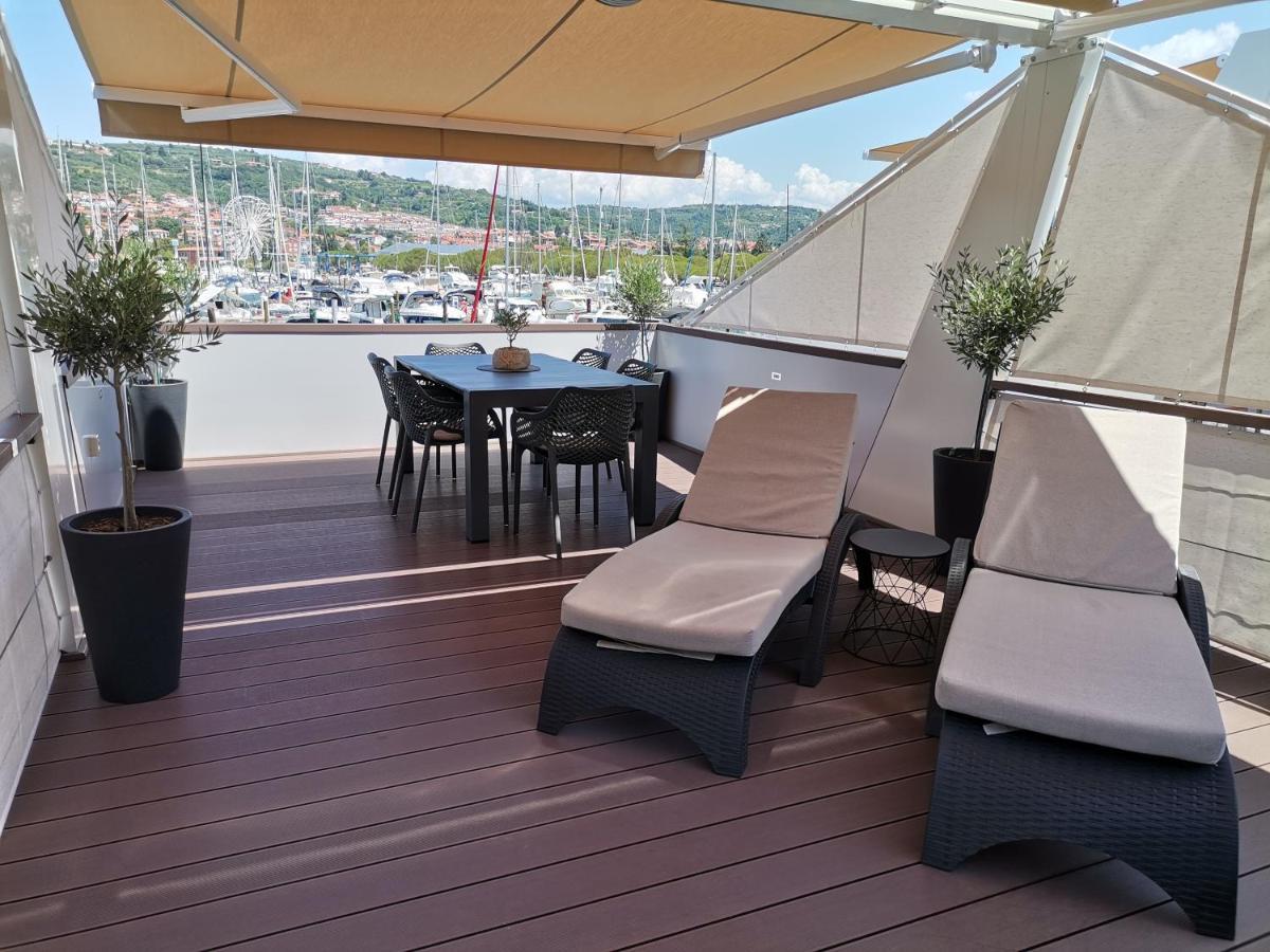 Sunset floating house Villa Portorož Eksteriør billede