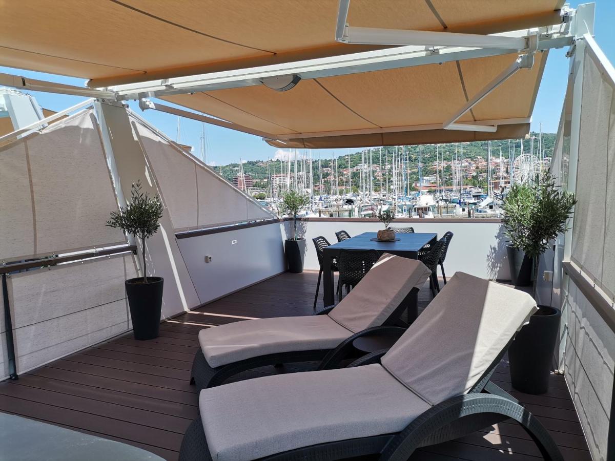 Sunset floating house Villa Portorož Eksteriør billede