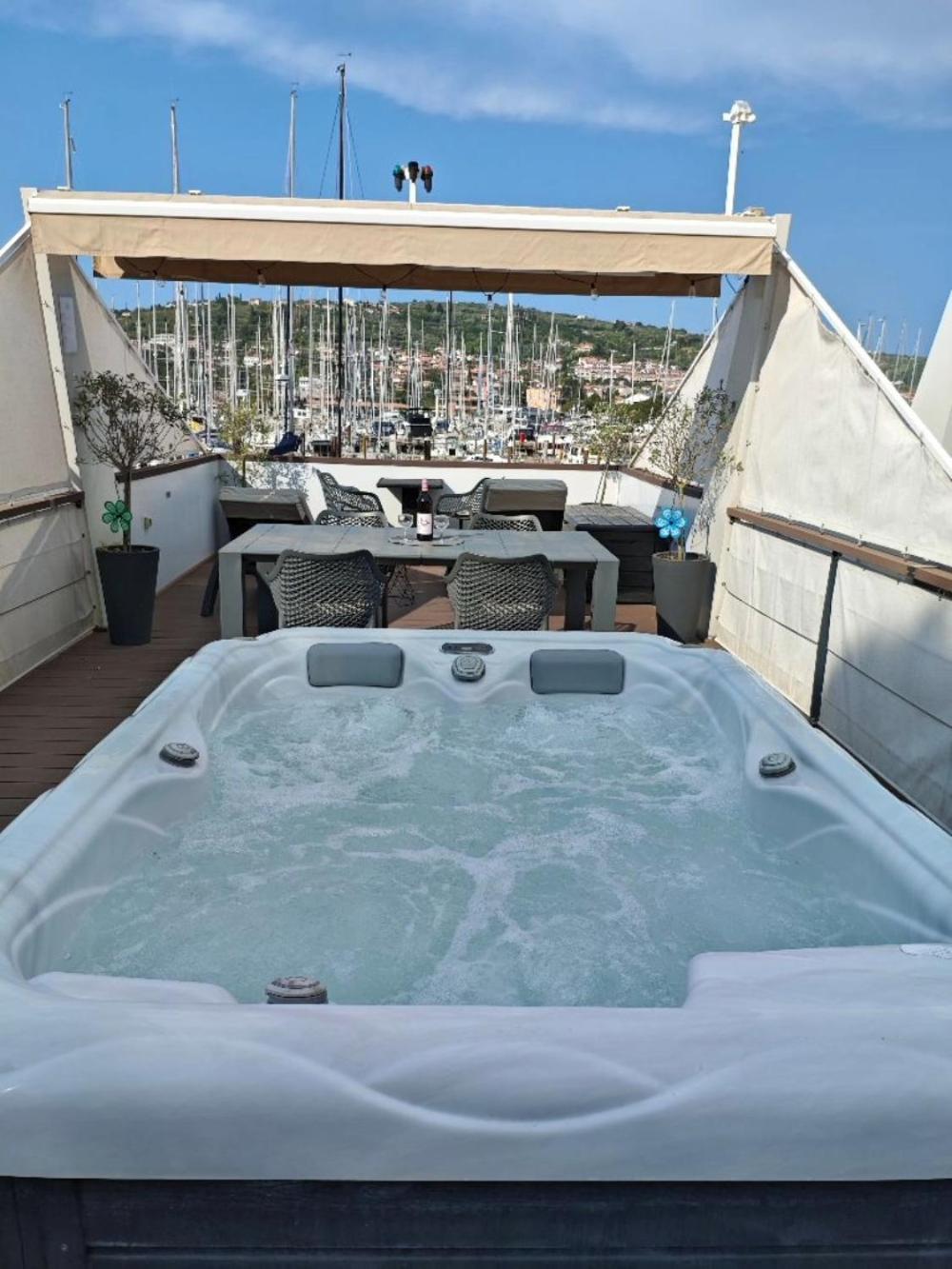Sunset floating house Villa Portorož Eksteriør billede